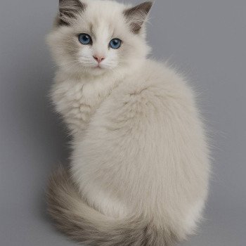 chaton Ragdoll black & blanc Adélie Chatterie Echo de Narcisse